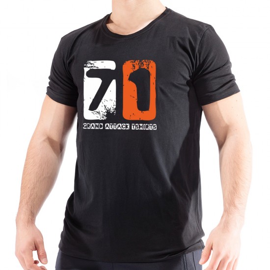 23456-1 Black Мъжка Тениска 71 S-XXL
