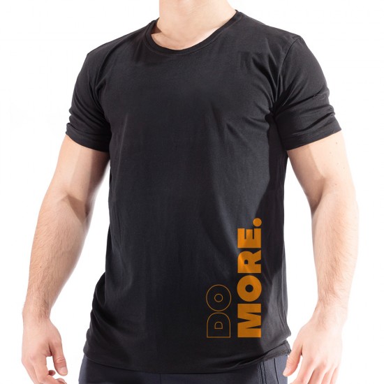 23457-1 Black Мъжка Тениска Do More S-XXL