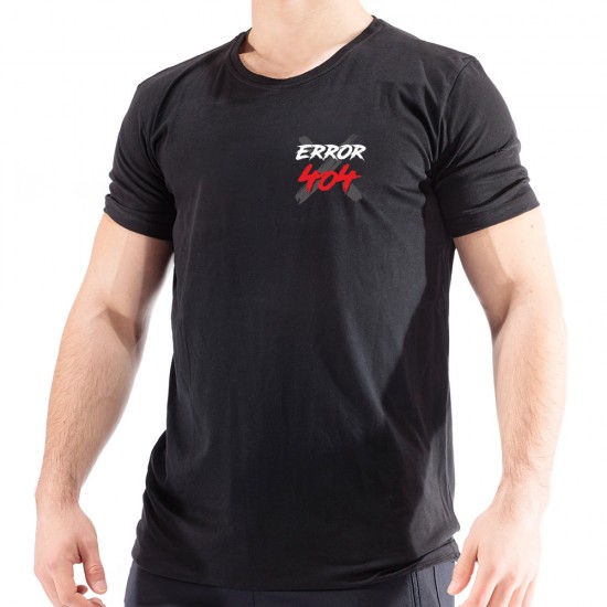 23458-1 Black Мъжка Тениска Error S-XXL