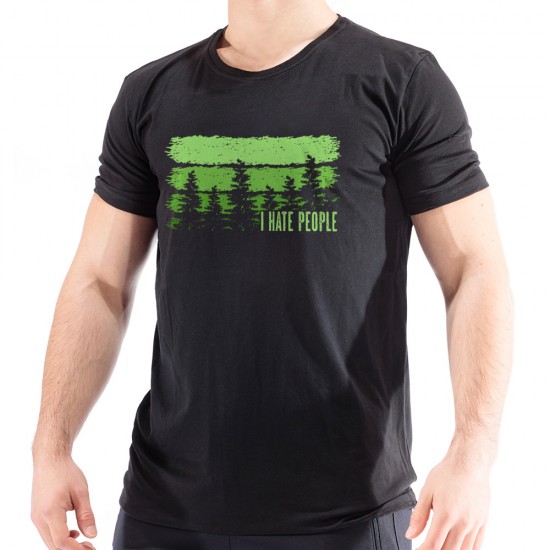 23459-1 Black Мъжка Тениска People S-XXL