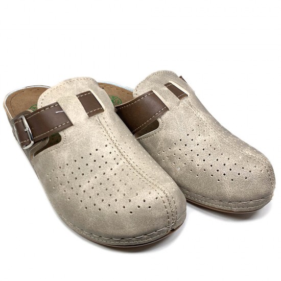 Дамско Сабо от Еко Кожа 215628 Brown