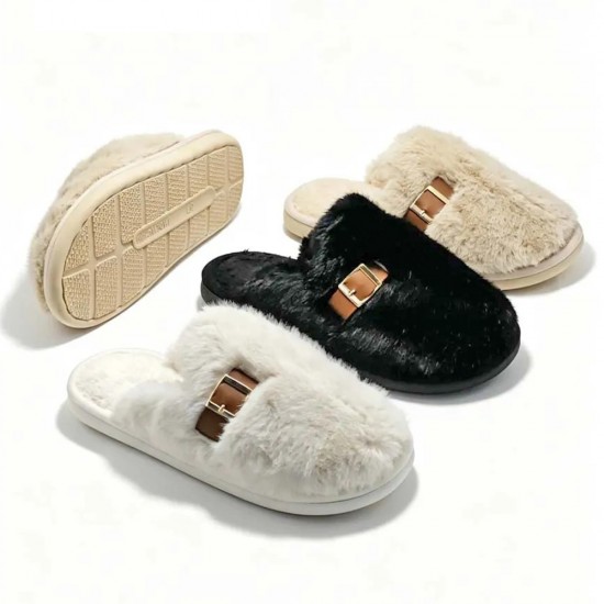 Дамски Домашни Пантофи 50046-Beige