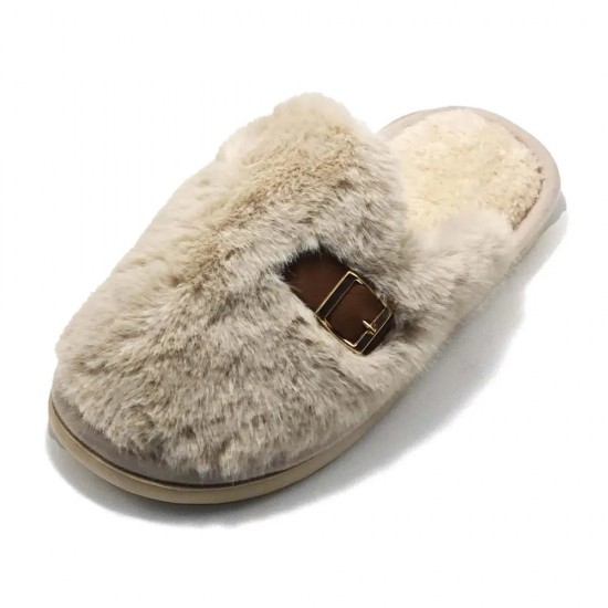 Дамски Домашни Пантофи 50046-Beige