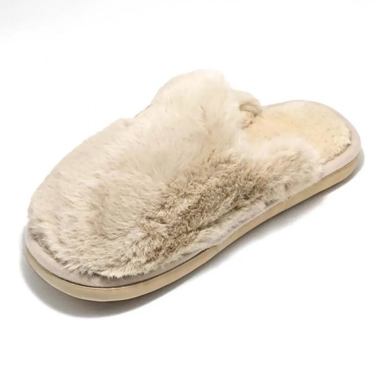 Дамски Домашни Пантофи 50046-Beige