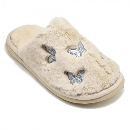 Дамски Домашни Пантофи 50047-Beige