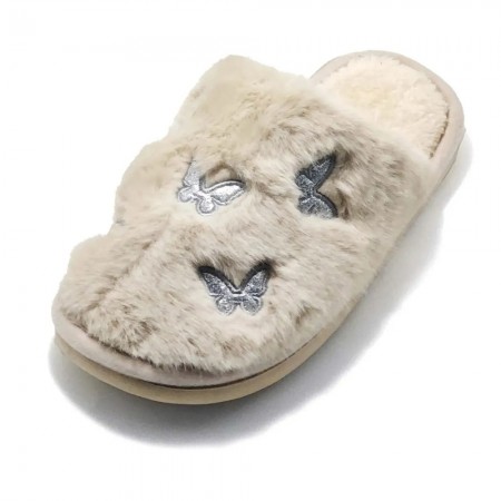 Дамски Домашни Пантофи 50047-Beige